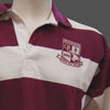 Vintage 'Hooped' Jersey - Burgundy and Ecru