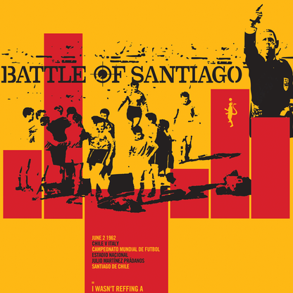 Battle of Santiago - Chile v Italy 1962 (Art Print)