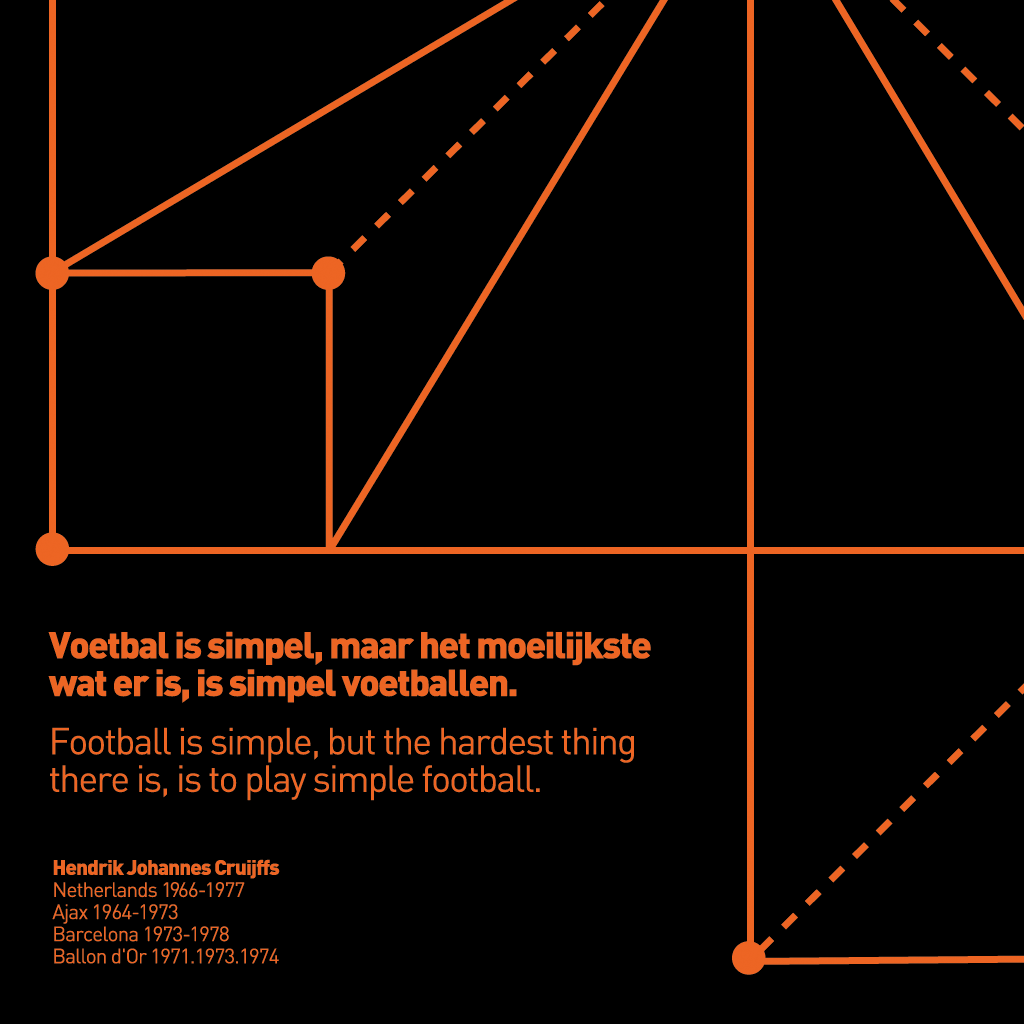 Johan Cruyff - Pythagoras in Boots (Art Print)
