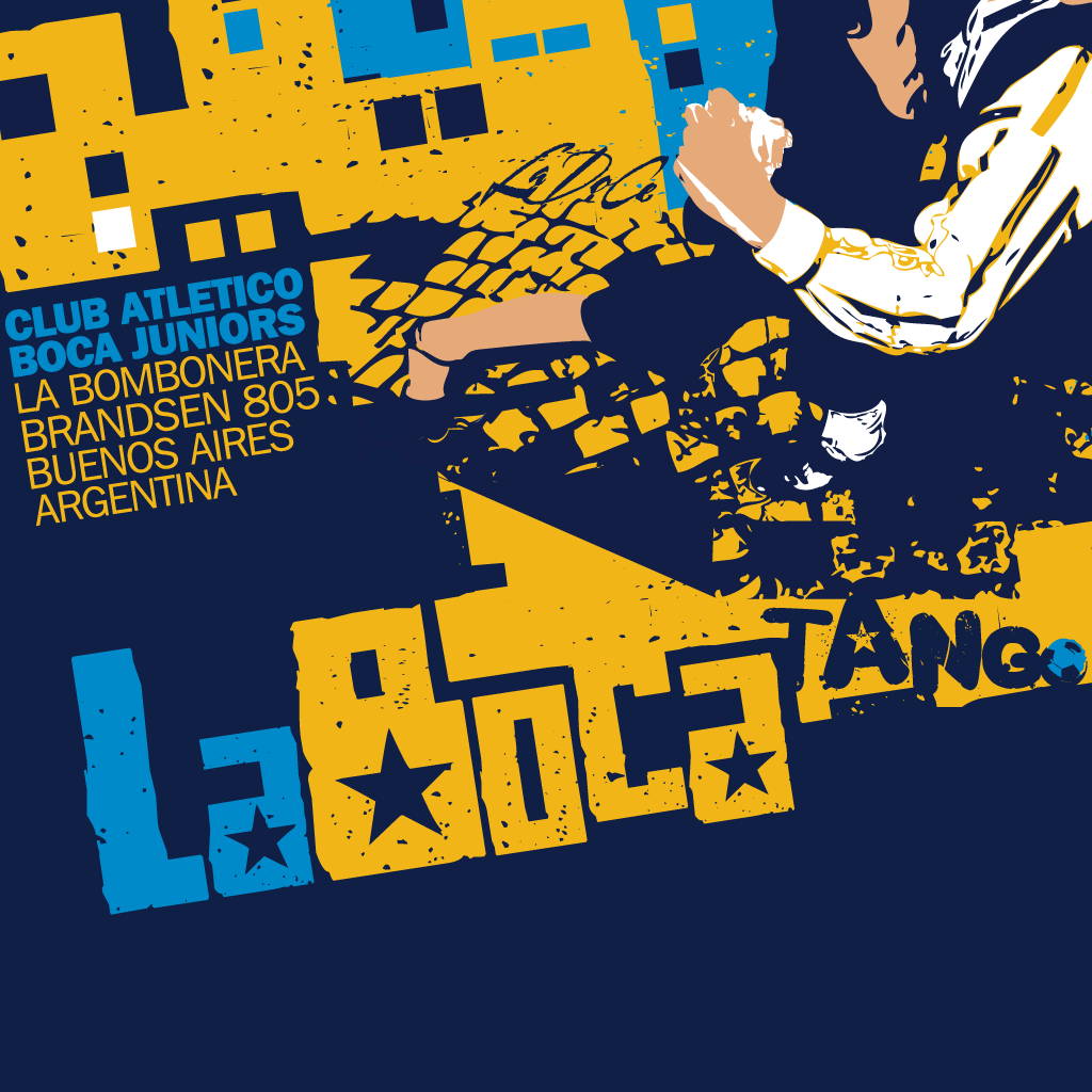 CA Boca Juniors - La Boca Tango (T-Shirt)