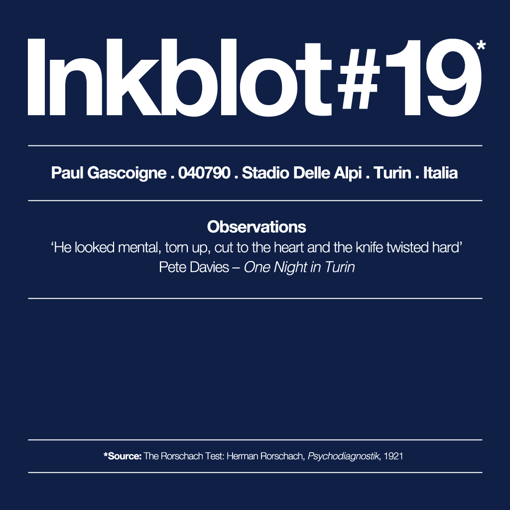 Paul Gascoigne - Inkblot #19 (T-Shirt)