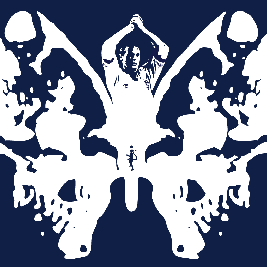 Paul Gascoigne - Inkblot #19 (Art Print)