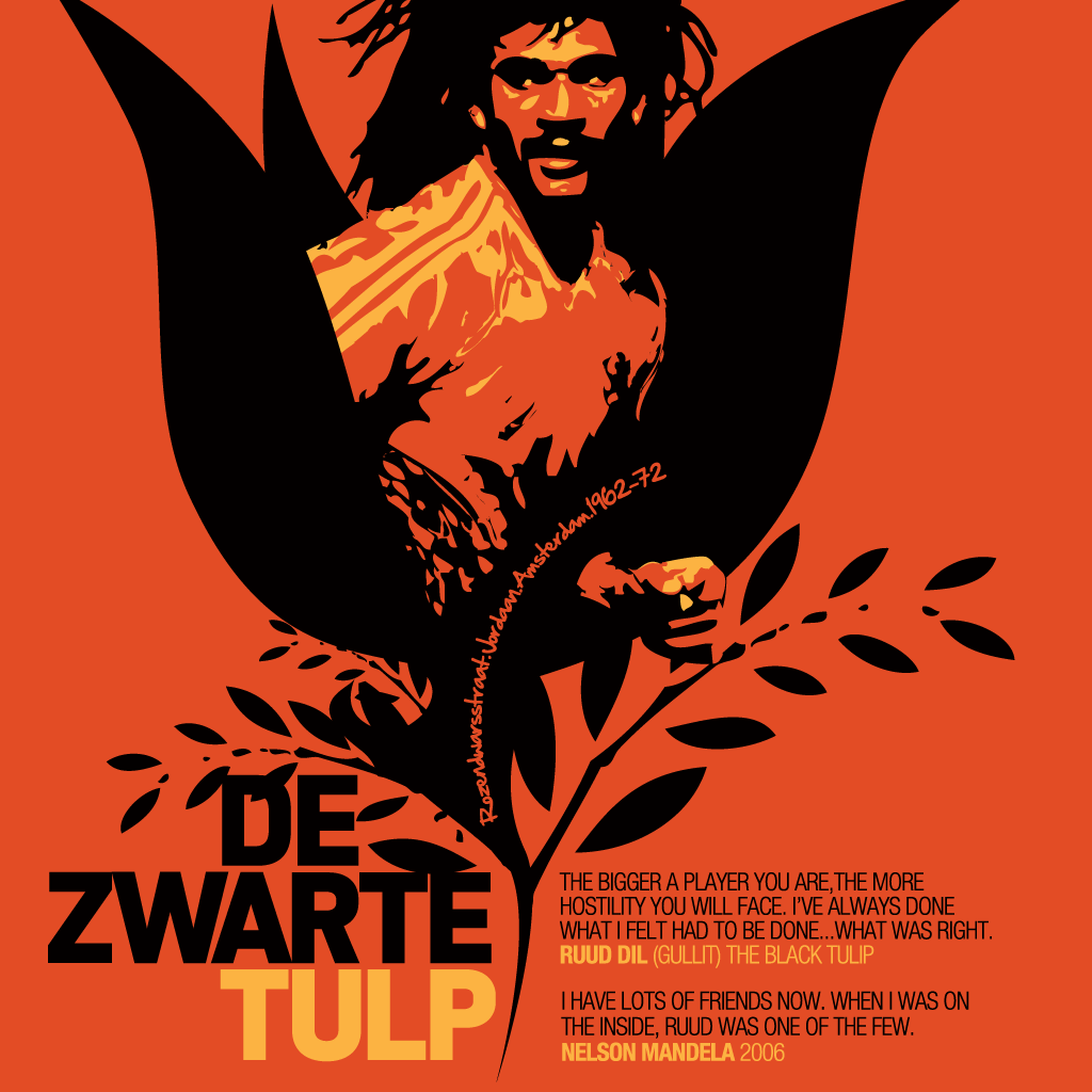 Ruud Gullit - The Black Tulip (Art Print)