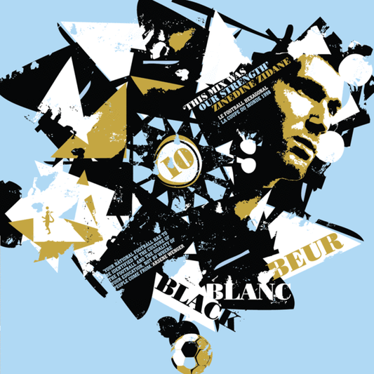 Zinedine Zidane - Black Blanc Beur (Art Print)